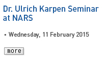 Dr.Ulrich Karpen Seminar at NARS, Wednesday, 11 February 2015