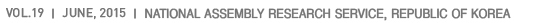 VOL. 19 | JUNE, 2015 | NATIONAL ASSEMBLY RESEARCH SERVICE, REPUBLIC OF KOREA