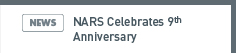 NARS NEWS: NARS Celebrates 9th Anniversary
