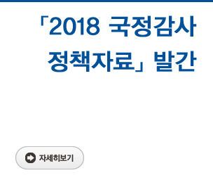 「2018 국정감사 정책자료」발간 자세히보기