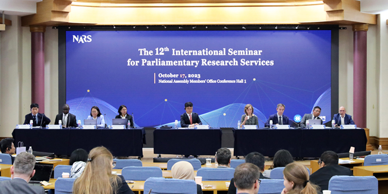 NARS Hosts the 12th International Seminar for Parliamentary Research Services