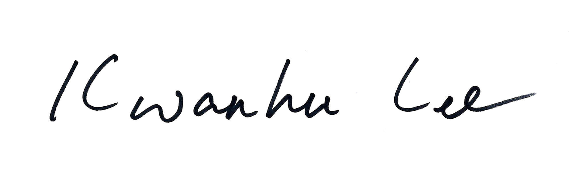 Chairman's signature