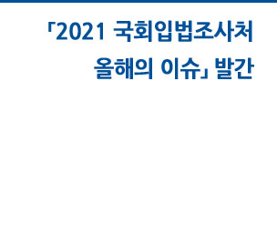 「국회입법조사처 선정 2021 이슈」 발간 자세히보기