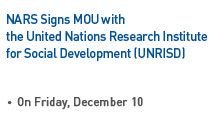 NARS Signs MOU with the United Nations Research Institute for Social Development (UNRISD), On Friday, December 10 Read more